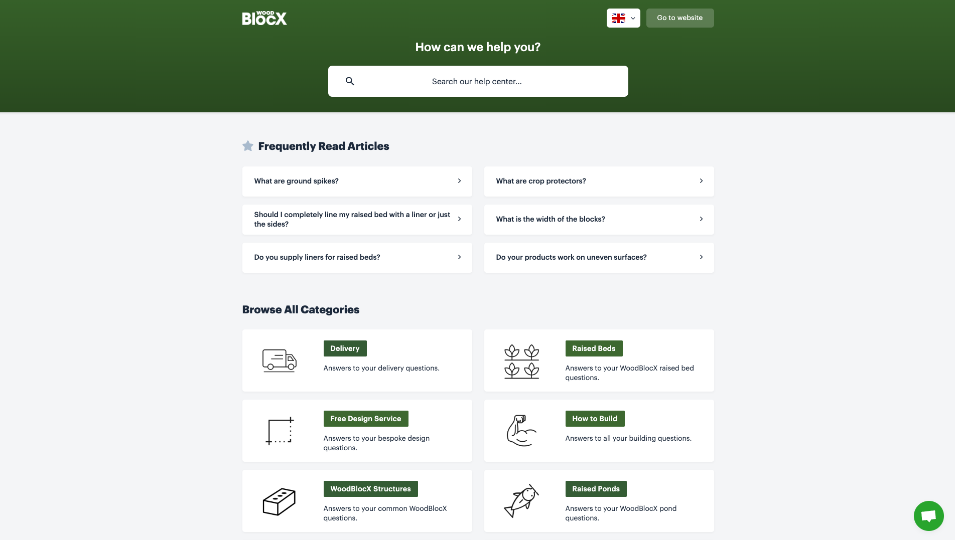 WoodBlocX Beispiel für eine Wissensdatenbank